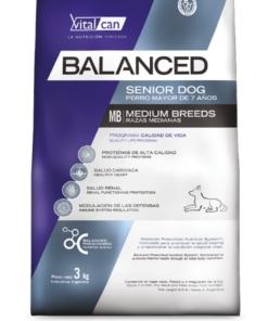 Vitalcan Balanced senior raza mediana x 12 kgs