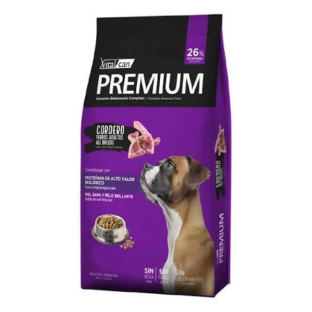 Vitalcan Premium adulto Cordero 20kg