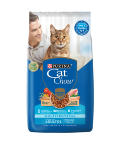 CAT CHOW ADULTOS SABOR PESCADO Y POLLO 15kg