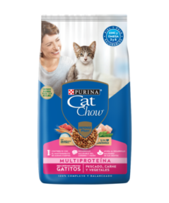 CAT CHOW GATITOS PESCADO, CARNE Y VEGETALES 15kg
