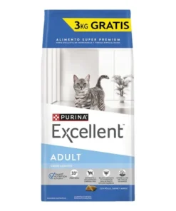EXCELLENT ADULT CAT pollo, carne y arroz x 15+3 Kgs