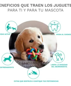 Alternative view of Pelota Trenzada Juguete para Gato Perro Con Cascabel