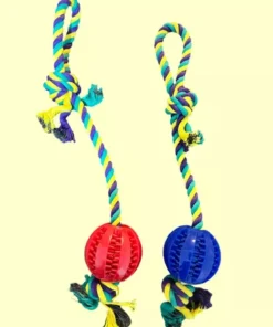 Juguete soga pelota masticable para perros super reforzada