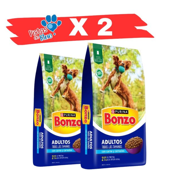 PURINA BONZO x 21kgs x 2  bolsas